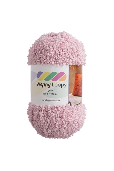Kürkçü Han Happy Loopy Yarn - 100g / 100m | %100 Polyester Buklet Örgü İpi - ...
