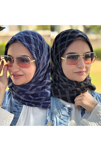 ALDAIYR 2 Jacquard Cotton Caz Scarves 120X 120