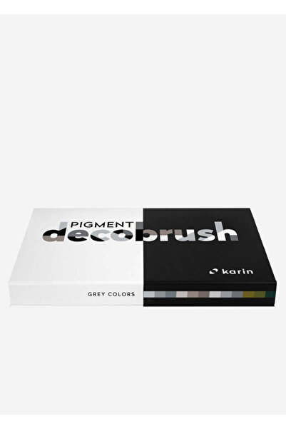 karinmarkers Set Pigment Decobrush Grey Colors Karin 29C2