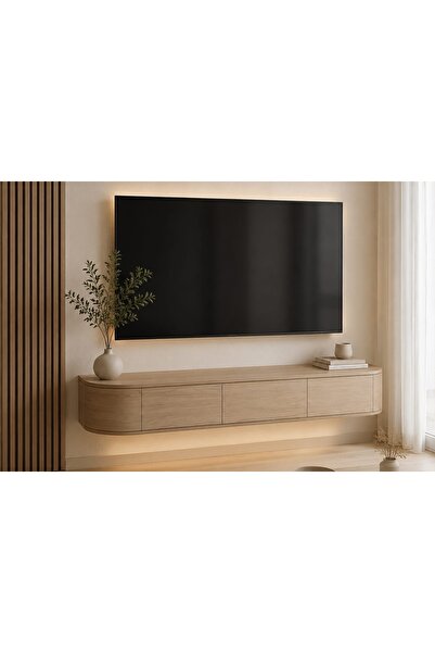 Vivense VUKKA MDF KAPLAMA TV SEHPASI, 180 CM