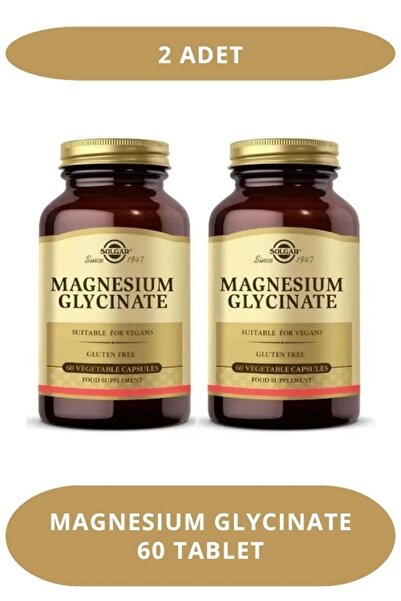 Solgar Magnesium Glycinate 60 Kapsül (2 Adet)