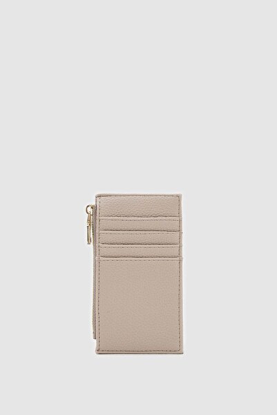 Shule Bags Linn Textured Women's Card Holder Beige