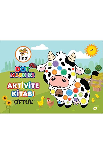 Yıldızan Dot Markers Coloring Book Farm 1302237