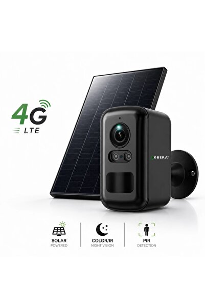 goBERA Cameră Supraveghere 4G Solară goBERA® 3MP HD, SIM, PIR, Audio Bidirecț...