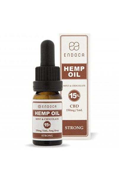 ENDOCA Σταγόνες Ελαίου Κάνναβης 1500mg CBD 15% Μέντα & Σοκολάτα 10ml