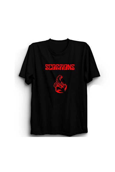 ZOKAWEAR Škorpije, klasični crveni logo, majica muzičkog benda rok metal muzike