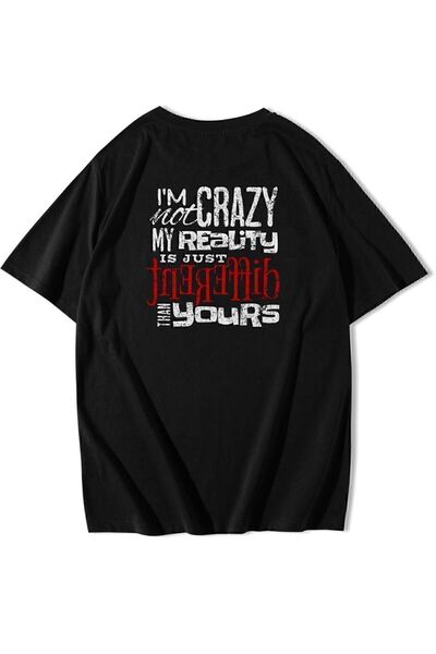 ZOKAWEAR Oversize Unisex I'm Not Crazy T-shirt