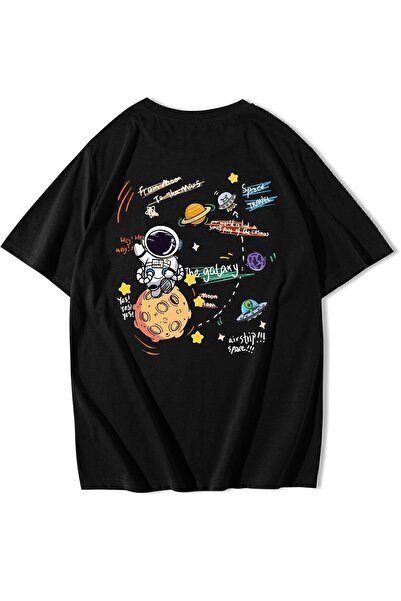 ZOKAWEAR Unisex Oversize kroj Astronaut T-shirt