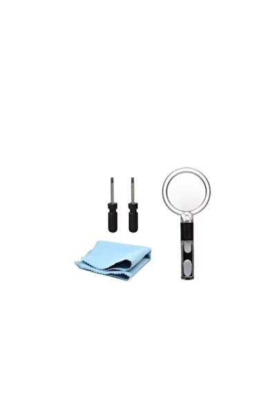 PETITE Kit de reparații ochelari cu lupă și șurubelnițe, 4 piese