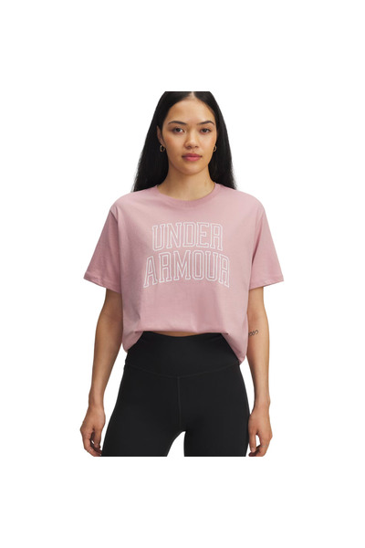 Under Armour RIVAL OS CAMPUS TEE 6007883-673 Ροζ M