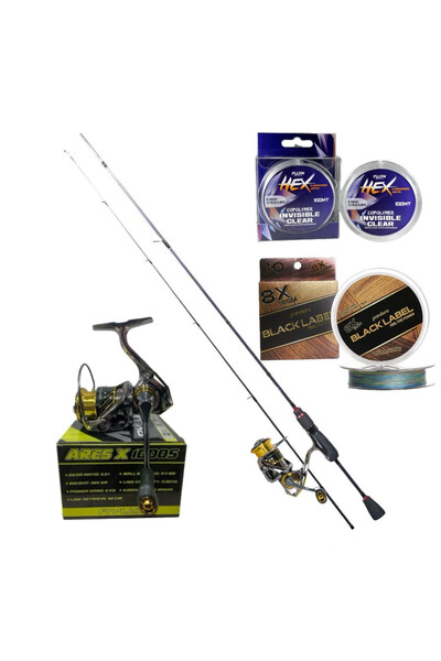 RYUJI LRF Seti - Airlight Kamış - Ares X 1000 Makine - İp ve Leader Misinası