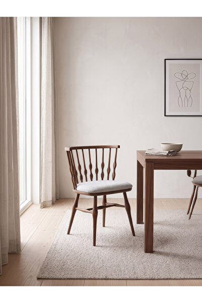 Gazzini Furniture Natura Retro İskandinav Ahşap Sandalye