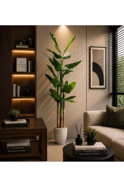 BYT ALRWASM FOR TRADE Artificial banana tree with perfect artificial tropical...