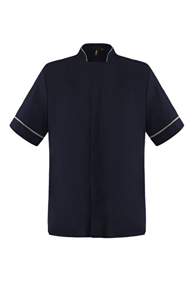 axon Πουκάμισο Αντρικό Κ/Μ CALVIN NAVY BLUE XL
