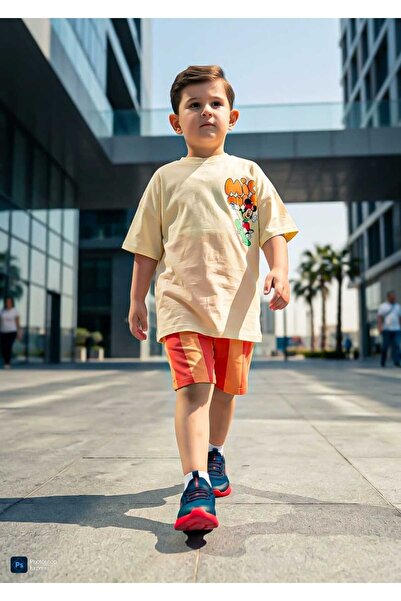 Kids LETNJI KOMPLET KRAĆIH PANTALONICA ZA DEČAKE 100% PAMUK. GORNJI I DONJI D...