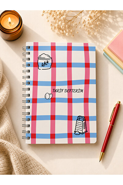 PickyTidy Tarif Defteri – Spiralli Yemek Tarif Kitabı, A5 Tarif Not Defteri, ...