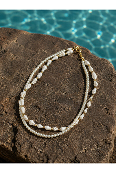 Mugtasarım Alaçatı White Sea Minaret Necklace