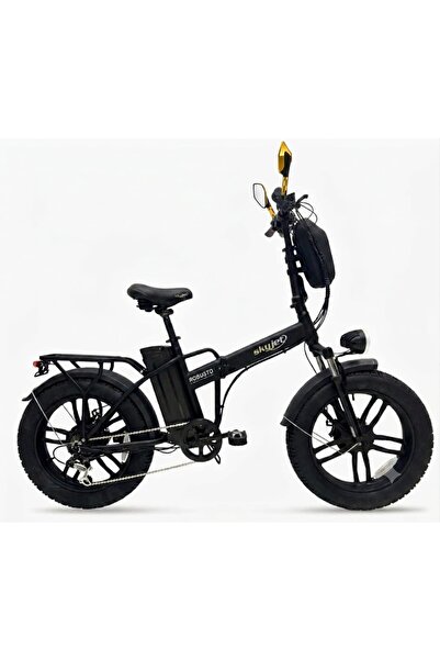Skyjet ROBUSTO PREMIUM ELEKTRİKLİ BİSİKLET CNC SPORT AYNA GECE GÖRÜŞLÜ AYNA