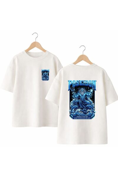 playwear Positioning Print on the Back and Front Chest, 100% Cotton, Oversize...