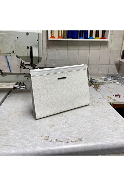 MODİVA MİX Kadın Clutch Monogram Desenli Çanta