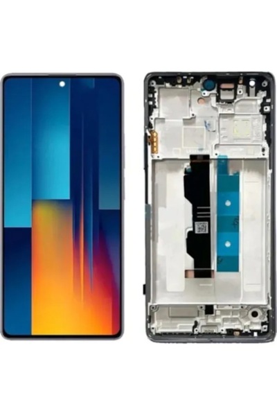 protechgsm Xiaomi Redmi Note 13 Pro 4g Oled Lcd Ekran Dokunmatik Çıtalı Siyah