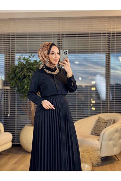 ALANURMODA 32174 classic pocket shirt black