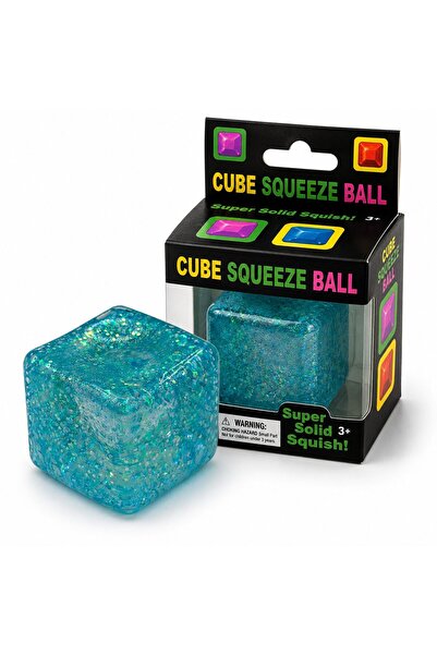 OEM Jucarie Cub Squishy Antistres, Ice Cube din Maltoza cu Sclipici, relaxare...