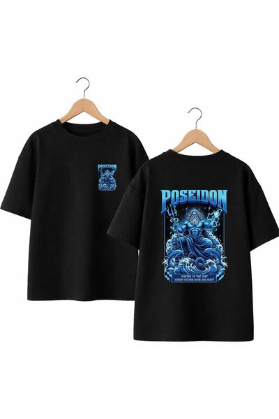 playwear Positioning Print on the Back and Front Chest, 100% Cotton, Oversize...