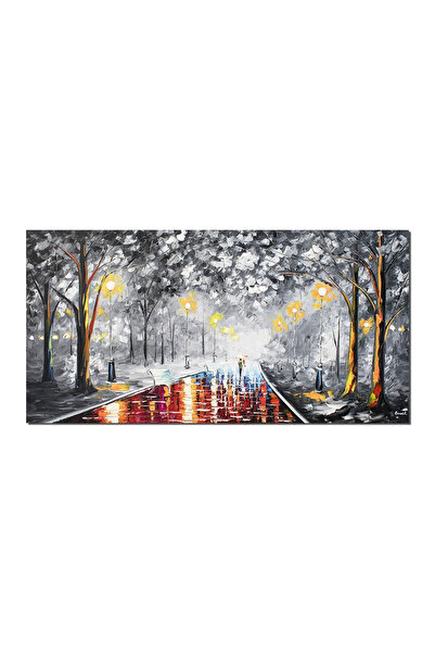 artnova Tablou GIGANT indragostiti pictat manual living, dormitor, Noi doi su...