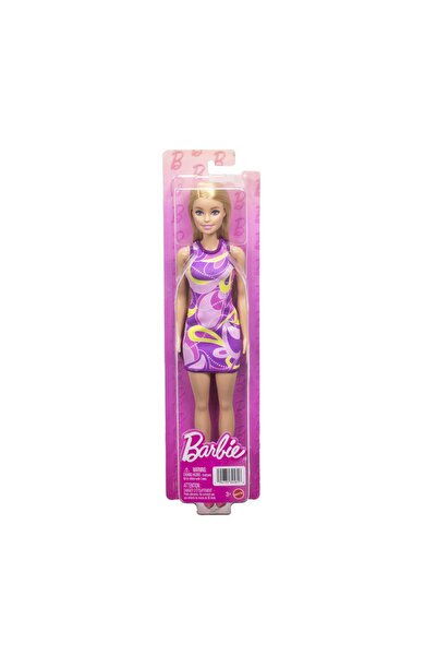 mattel Păpușă Barbie blondă cu rochie multicoloră