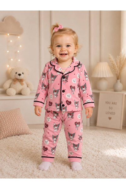 derin baby 100% Cotton Long Sleeve Buttoned Seasonal Cute Character Patterned...