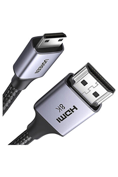 Ugreen Cablu Mini HDMI la HDMI 8K 2M pentru televizoare, proiectoare, monitoare