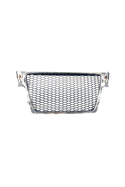 OEM Μάσκα χωρίς σήμα για Audi A4 / S4 B8 (2008-2011) - Εμφάνιση RS με χρωμιωμ...