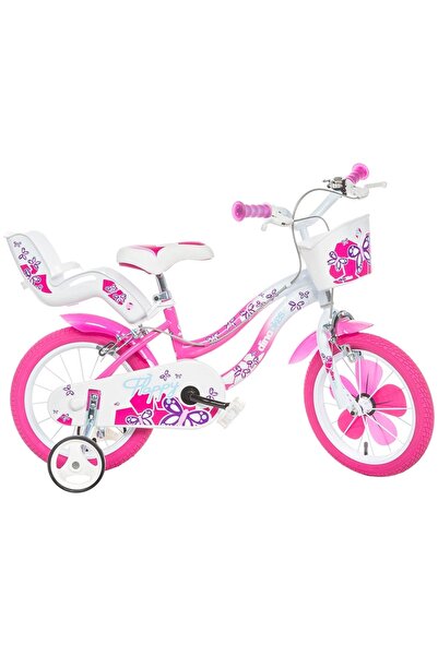 Dino Bikes Bicicletă pentru copii 14 " Flappy roz