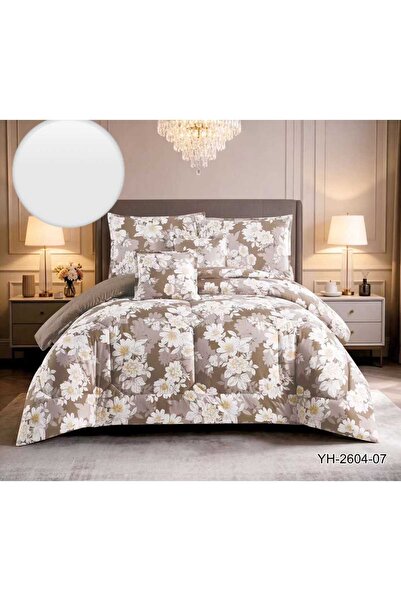 BIET ALMAFROSHAT 6-Piece Quilted Bedspread Set with a Quilted Bed Runner