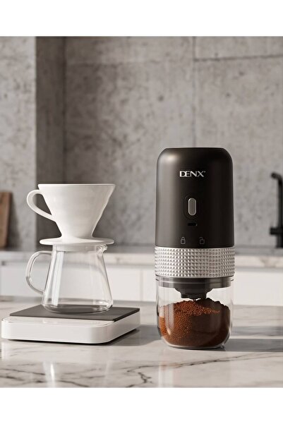 GENERAL Denx Electric Coffee and Spice Grinder - USB Rechargeable - Black Color