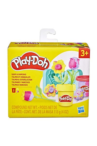 Hasbro Set de creație cu plastilină Play Doh Lalele și Narcise