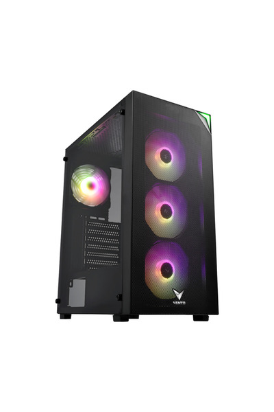 Universal Vento Vg3400S, 750W, 80 Plus, Black, Tempered Glass, Rgb, Atx, Towe...