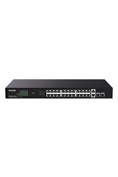 Universal تيندا TEG1128P-24-410W مفتاح شبكات بـ 24 منفذ PoE (410 واط)، مع منف...