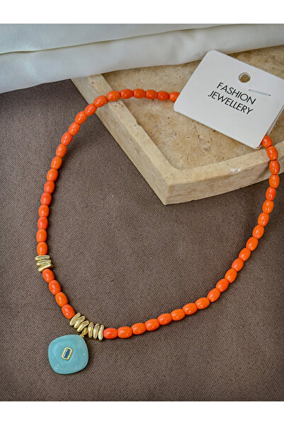 Generic Brand Zr Model Orange Necklace