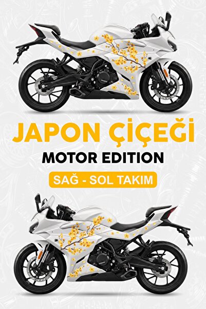 Stikacar JAPON ÇİÇEĞİ KAPLAMA STİCKER-Motor Edition