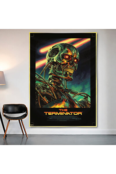 Geek Cultcha The Terminator Neon Wall Covering Wall Tapestry First Quality Sa...