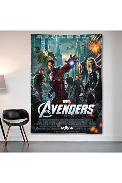 Geek Cultcha Marvel's the Avengers (2012) Wall Cloth Wall Tapestry First Qual...