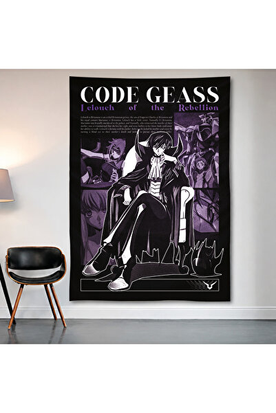 Geek Cultcha Code Geass Lelouch Lamperouge Wall Covering Wall Tapestry First ...