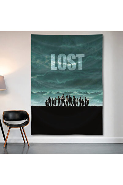 Geek Cultcha Lost Wall Covering Wall Tapestry First Quality Satin Fabric Poster