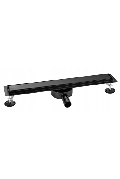 Granitan Rigola de dus liniara Granitan, 100 cm, Otel SS304 Negru mat, Extra-...