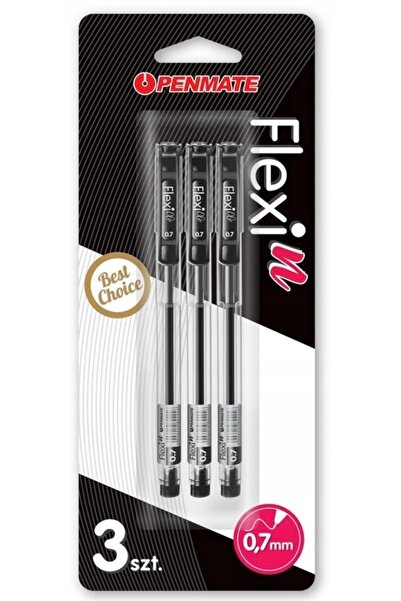 Penmate Stilou Flexi N, Penmate, 3 bucăți, Negru
