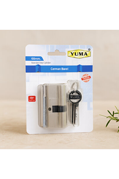 magicool 68 mm Cylinder Barrel (Nickel Satin) - with 3 Keys