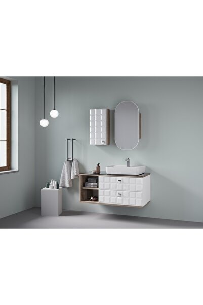 DENKO Oscar 95 cm Sakramento Banyo Dolabı