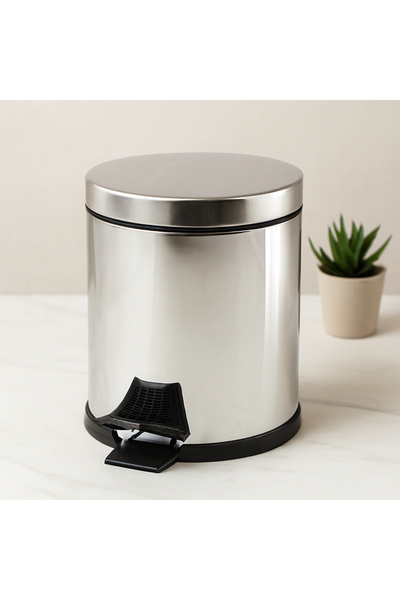 magicool Pedal Trash Can 3 L Chrome Metal